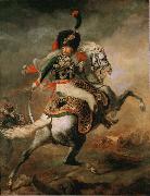 Theodore   Gericault Officer of the Imperial Guard (The Charging Chasseur) (mk09) china oil painting artist